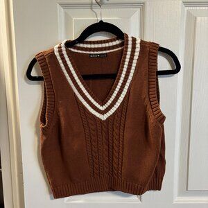 Knit Sweater Vest, Women's Large